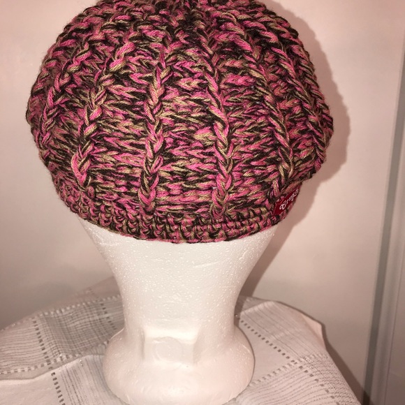 Crush Pink Knit Newsboy Cap - Picture 7 of 10